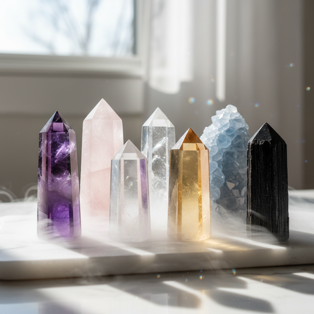 Crystal towers